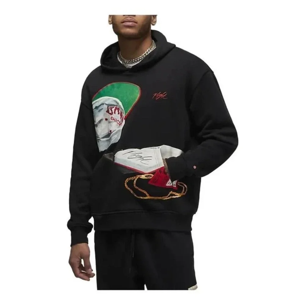 Nike Jordan Hoodie Mens XL Artist Series Rochester Flight Sweatshirt DV1593-010